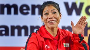File image of MC Mary Kom.(PTI) File image of MC Mary Kom.(PTI)