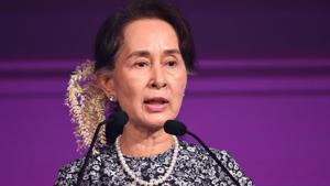 Amnesty International on Monday stripped Aung San Suu Kyi of its highest honour - Ambassador of Conscience .(AFP) Amnesty International on Monday stripped Aung San Suu Kyi of its highest honour - Ambassador of Conscience .(AFP)