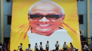 The Madras High Court’s Madurai bench today questioned the Election Commission for the delay in holding bypolls to two assembly constituencies, including the seat held by late DMK patriarch M Karunanidhi. (File Photo)(AFP) The Madras High Court’s Madurai bench today questioned the Election Commission for the delay in holding bypolls to two assembly constituencies, including the seat held by late DMK patriarch M Karunanidhi. (File Photo)(AFP)