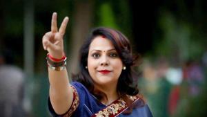 Mukul Pankaj Chaudhary Wife of IPS Officer of Rajasthan likely to contest in Rajasthan assembly polls(HT File Photo)