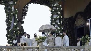 Ranveer Singh-Deepika Padukone Konkani wedding: The couple ties the knot amid heavy security.(AP)