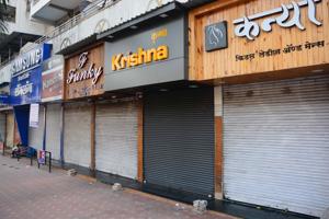 Shops been closed after riots which broke out at Koregaon Bhima in Pune in January 2018.(Shankar Narayan/HT PHOTO) Shops been closed after riots which broke out at Koregaon Bhima in Pune in January 2018.(Shankar Narayan/HT PHOTO)