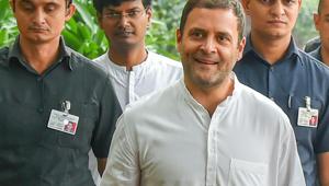 Sidelined Congress leader and former law minister HR Bhardwaj on said on Thursday party president Rahul Gandhi has to learn a lot and will become a leader only when the people accept him.(PTI) Sidelined Congress leader and former law minister HR Bhardwaj on said on Thursday party president Rahul Gandhi has to learn a lot and will become a leader only when the people accept him.(PTI)