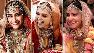The traditional mathapatti, an integral part of the temple jewellery tradition, is seeing a return at the high-profile weddings(Instagram) The traditional mathapatti, an integral part of the temple jewellery tradition, is seeing a return at the high-profile weddings(Instagram)