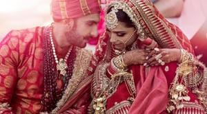 Deepika Padukone-Ranveer Singh wedding: The couple made a royal style statement during their Sindhi nuptials.(Instagram)
