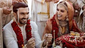 After a long suspense, Deepika Padukone and Ranveer Singh finally shared some wedding photos on Instagram.(Courtesy: Instagram)