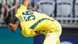 File image of Australia pacer Mitchell Starc in action during an ODI.(AFP) File image of Australia pacer Mitchell Starc in action during an ODI.(AFP)