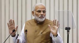 Campaigning in Chhattisgarh on Friday, Prime Minister Narendra Modi on Friday picked on a remark by Congress leader Shashi Tharoor to deliver a stinging attack on the Congress, party boss Rahul Gandhi and his family.(REUTERS) Campaigning in Chhattisgarh on Friday, Prime Minister Narendra Modi on Friday picked on a remark by Congress leader Shashi Tharoor to deliver a stinging attack on the Congress, party boss Rahul Gandhi and his family.(REUTERS)