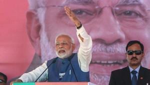Prime minister Narendra Modi addressed a public meeting ahead of Madhya Pradesh assembly election, in Shahdol on Friday, November 16.(PTI) Prime minister Narendra Modi addressed a public meeting ahead of Madhya Pradesh assembly election, in Shahdol on Friday, November 16.(PTI)
