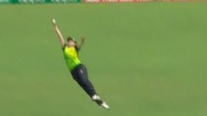 Tayla Vlaeminck was making her debut for Australia.(ICC) Tayla Vlaeminck was making her debut for Australia.(ICC)
