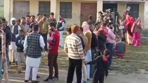 Uttarakhand will witness polling at 2,664 booths spread across 1,257 polling centres.(ANI/Twitter) Uttarakhand will witness polling at 2,664 booths spread across 1,257 polling centres.(ANI/Twitter)
