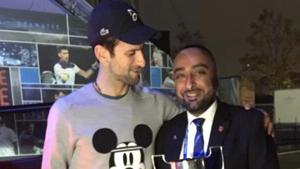 e Novak Djokovic has proposed a candidate for the England cricket team in the form of his chauffeur, Imran Bashir.(Twitter) e Novak Djokovic has proposed a candidate for the England cricket team in the form of his chauffeur, Imran Bashir.(Twitter)