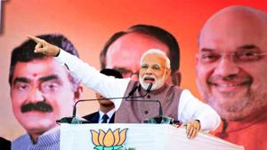 Prime Minister Narendra Modi will on Monday dedicate two projects in Haryana.(PTI) Prime Minister Narendra Modi will on Monday dedicate two projects in Haryana.(PTI)