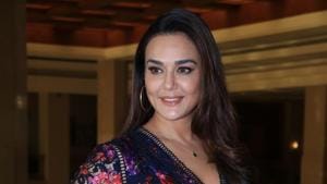 Preity Zinta will soon be seen with Sunny Deol in Bhaiyya Ji Superhit. She is currently on a promotional tour of her movie.(IANS) Preity Zinta will soon be seen with Sunny Deol in Bhaiyya Ji Superhit. She is currently on a promotional tour of her movie.(IANS)