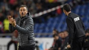 File image of Spain coach Luis Enrique.(AFP) File image of Spain coach Luis Enrique.(AFP)
