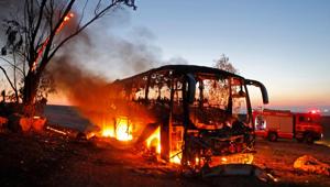 Buses were set ablaze to protest the conviction of former chief minister J Jayalalithaa in the Pleasant Stay Hotel corruption case.(AFP/Picture for representation) Buses were set ablaze to protest the conviction of former chief minister J Jayalalithaa in the Pleasant Stay Hotel corruption case.(AFP/Picture for representation)