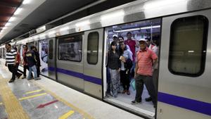 With the opening of the Escorts Mujesar-Ballabhgarh extension of Delhi Metro’s Violet Line, Ballabhgarh will become the fourth city in Haryana to get Metro connectivity after Gurugram, Faridabad and Bahadurgarh.(Sonu Mehta/HT File) With the opening of the Escorts Mujesar-Ballabhgarh extension of Delhi Metro’s Violet Line, Ballabhgarh will become the fourth city in Haryana to get Metro connectivity after Gurugram, Faridabad and Bahadurgarh.(Sonu Mehta/HT File)