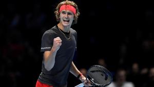 Alexander Zverev reacts during the final against Serbia's Novak Djokovic.(Action Images via Reuters) Alexander Zverev reacts during the final against Serbia's Novak Djokovic.(Action Images via Reuters)