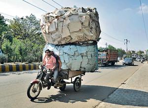 A jugaad vehicles in Ghaziabad.(Sakib Ali/Hindustan Times) A jugaad vehicles in Ghaziabad.(Sakib Ali/Hindustan Times)