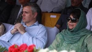 The National Conference, led by Omar Abdullah (left) had supported the Mehbooba Mufti-led PDP’s claim to form the government.(Waseem Andrabi/HT File Photo) The National Conference, led by Omar Abdullah (left) had supported the Mehbooba Mufti-led PDP’s claim to form the government.(Waseem Andrabi/HT File Photo)