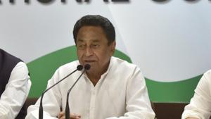 Accusing Madhya Pradesh Congress president Kamal Nath of seeking votes on religious grounds, the BJP Wednesday urged the Election Commission to take action against him and his party.(HT Photo) Accusing Madhya Pradesh Congress president Kamal Nath of seeking votes on religious grounds, the BJP Wednesday urged the Election Commission to take action against him and his party.(HT Photo)
