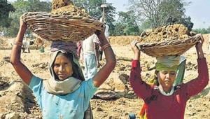 While MGNREGS has seen an increase in the number of active workers to at least 110 million, the housing scheme has become one of the most popular among the poor with over 17 million houses set to be completed by March 2019.(HT File Photo) While MGNREGS has seen an increase in the number of active workers to at least 110 million, the housing scheme has become one of the most popular among the poor with over 17 million houses set to be completed by March 2019.(HT File Photo)