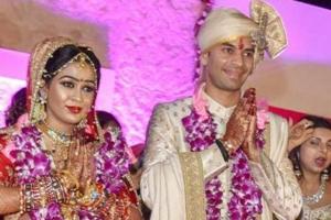 Tej Pratap Yadav with Aishwarya Rai after their marriage(File Photo) Tej Pratap Yadav with Aishwarya Rai after their marriage(File Photo)