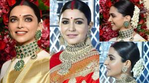 Anushka Sharma and Kangana Ranut may have unknowingly played a huge part in inspiring the beautiful bride Deepika Padukone’s Bengaluru reception look, according to some social media users. (Instagram) Anushka Sharma and Kangana Ranut may have unknowingly played a huge part in inspiring the beautiful bride Deepika Padukone’s Bengaluru reception look, according to some social media users. (Instagram)