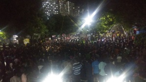 The students had Thursday protested inside the university, located at Kattankulathur on the outskirts of Chennai, alleging inaction on the part of the administration despite the victim’s complaint.(Arunshree13/Twitter) The students had Thursday protested inside the university, located at Kattankulathur on the outskirts of Chennai, alleging inaction on the part of the administration despite the victim’s complaint.(Arunshree13/Twitter)