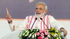 Prime Minister Narendra Modi will kick start his campaign for Rajasthan assembly election with a rally in Alwar on November 25.(Parwaz Khan / HT File) Prime Minister Narendra Modi will kick start his campaign for Rajasthan assembly election with a rally in Alwar on November 25.(Parwaz Khan / HT File)