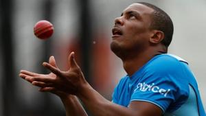 West Indies' Shannon Gabriel during nets.(Action Images via Reuters) West Indies' Shannon Gabriel during nets.(Action Images via Reuters)