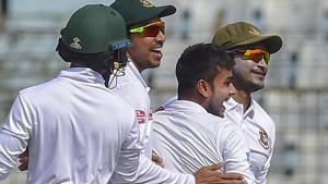 Bangladesh won the first Test by 64 runs in Chittagong.(AFP) Bangladesh won the first Test by 64 runs in Chittagong.(AFP)