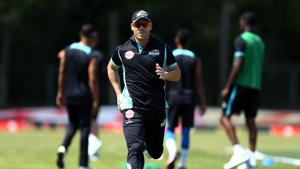 File image of Australia cricketer David Warner in action during a training session.(AFP) File image of Australia cricketer David Warner in action during a training session.(AFP)