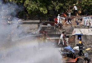 Around 1,116 fires were caused due to gas leakage and 14,329 incidents were attributed to other causes.(Kunal Patil/HT Photo) Around 1,116 fires were caused due to gas leakage and 14,329 incidents were attributed to other causes.(Kunal Patil/HT Photo)