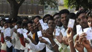 Madhya Pradesh is among the oldest bastions of the BJP and of its precursor, the Bharatiya Jana Sangh.(HT File Photo)