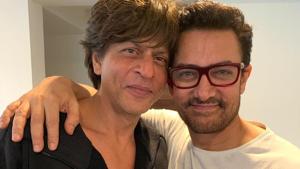 Shah Rukh Khan took over the Rakesh Sharma biopic, Saare Jahan Se Accha, upon Aamir Khans’s insistence.(Instagram) Shah Rukh Khan took over the Rakesh Sharma biopic, Saare Jahan Se Accha, upon Aamir Khans’s insistence.(Instagram)