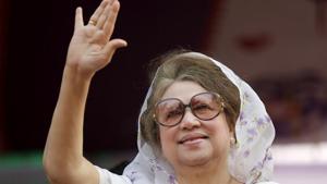Bangladesh Nationalist Party (BNP) chairperson and former prime minister Begum Khaleda Zia is currently serving jail terms in two graft cases involving charities named after her slain husband Ziaur Rahman.(REUTERS File) Bangladesh Nationalist Party (BNP) chairperson and former prime minister Begum Khaleda Zia is currently serving jail terms in two graft cases involving charities named after her slain husband Ziaur Rahman.(REUTERS File)