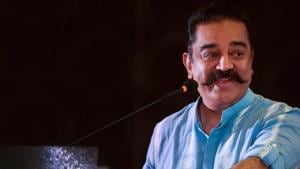 Makkal Needhi Maiam (MNM) President Kamal Haasan said Cyclone Gaja caused widespread damage and destruction to life and property in the delta and coastal districts of Tamil Nadu.(PTI) Makkal Needhi Maiam (MNM) President Kamal Haasan said Cyclone Gaja caused widespread damage and destruction to life and property in the delta and coastal districts of Tamil Nadu.(PTI)