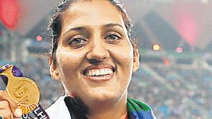 Commonwealth Games gold medalist Krishna-Poonia is contesting the Rajasthan Assembly election on a Congress ticket.(File Photo) Commonwealth Games gold medalist Krishna-Poonia is contesting the Rajasthan Assembly election on a Congress ticket.(File Photo)