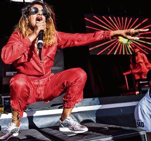 Not the usual Sri Lankan immigrant story: Rapper, singer-songwriter M.I.A. performs at a concert in Philadelphia on July 13, 2018.(Getty Images) Not the usual Sri Lankan immigrant story: Rapper, singer-songwriter M.I.A. performs at a concert in Philadelphia on July 13, 2018.(Getty Images)