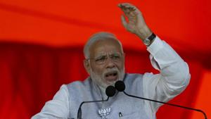 PM Modi invoked Sardar Vallabhbhai Patel to claim had the political titan not been there Indians would have needed Pakistani visa to visit Hyderabad, the present-day capital of Telangana.(AP) PM Modi invoked Sardar Vallabhbhai Patel to claim had the political titan not been there Indians would have needed Pakistani visa to visit Hyderabad, the present-day capital of Telangana.(AP)