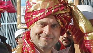 A priest at the Pushkar lake in Rajasthan, who presided over the puja offered by Rahul Gandhi on Monday, claimed that the Congress president’s gotra was ‘Dattatreya’ and he is a Kashmiri Brahmin.(HT Photo) A priest at the Pushkar lake in Rajasthan, who presided over the puja offered by Rahul Gandhi on Monday, claimed that the Congress president’s gotra was ‘Dattatreya’ and he is a Kashmiri Brahmin.(HT Photo)