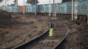 The ₹18,000 crore project will include construction of walls along the corridors, removal of level crossings and changing train engines and introducing automatic train protection devices. (Representational Photo)(Bloomberg) The ₹18,000 crore project will include construction of walls along the corridors, removal of level crossings and changing train engines and introducing automatic train protection devices. (Representational Photo)(Bloomberg)