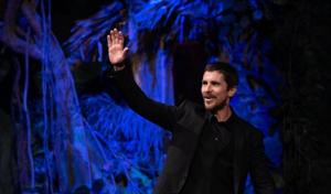 Christian Bale was in Mumbai to promote the upcoming Netflix film, Mowgli. Christian Bale was in Mumbai to promote the upcoming Netflix film, Mowgli.