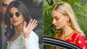 Priyanka Chopra, Nick Jonas, Joe Jonas and Sophie Turner’s festive Indian looks from the puja are beautiful. (Instagram) Priyanka Chopra, Nick Jonas, Joe Jonas and Sophie Turner’s festive Indian looks from the puja are beautiful. (Instagram)