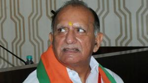 BJP's Ashok Parnami is the sitting legislator from the Adarsh Nagar constituency in Jaipur. His main rival in the December 7 Rajasthan assembly election is Congress’ Rafeeq Khan.(HT Photo) BJP's Ashok Parnami is the sitting legislator from the Adarsh Nagar constituency in Jaipur. His main rival in the December 7 Rajasthan assembly election is Congress’ Rafeeq Khan.(HT Photo)
