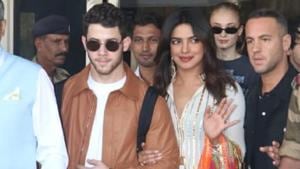Priyanka Chopra reached Jodhpur with Nick Jonas, Joe Jonas and Sophie Turner.(Viral Bhayani) Priyanka Chopra reached Jodhpur with Nick Jonas, Joe Jonas and Sophie Turner.(Viral Bhayani)