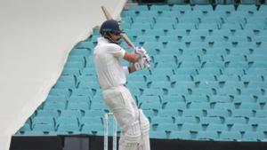 Virat Kohli plays a pull during his innings of 64 against Cricket Australia XI. Virat Kohli plays a pull during his innings of 64 against Cricket Australia XI.