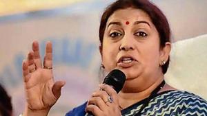 Union textile minister Smriti Irani.(HT File Photo) Union textile minister Smriti Irani.(HT File Photo)