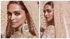 Deepika Padukone at her wedding reception in Mumbai .(@deepikapadukone / Instagram) Deepika Padukone at her wedding reception in Mumbai .(@deepikapadukone / Instagram)